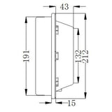 LED Trafiksignallampa 200 Diffusorlins
