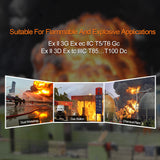 4 stycken (1 kartong) LED Armatur Ex klassad 20W