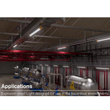 4 stycken (1 kartong) LED Armatur Ex klassad 20W