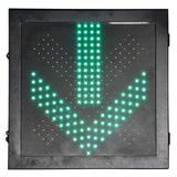 LED Trafiksignal 500 Enkel Dubbelfunktion Röd X / Grön Pil Nedåt