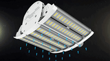6 stycken (1 kartong) LED Arealampa Multifunktionell 180° - 270°