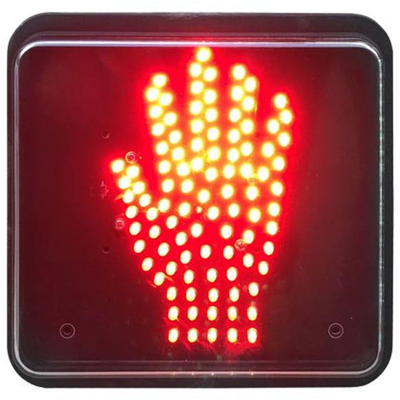 LED Trafiksignallampa 200 Röd Hand