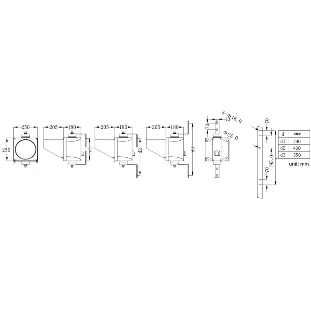 LED Trafiksignal 200 Enkel Dubbelfunktion Röd X / Grön Pil – Led & Led