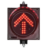 LED Trafiksignal Enkel Diameter 200 mm Pil Röd