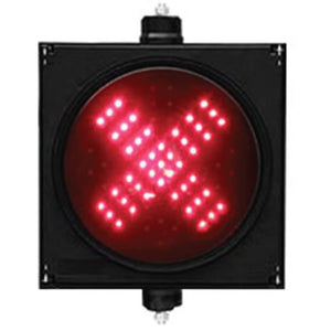 LED Trafiksignal Enkel Diameter 200 Röd X