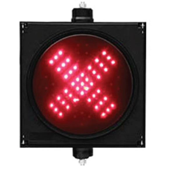 LED Trafiksignal Enkel Diameter 200 Röd X