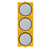 LED Trafiksignal 200 Trippel med Gult Hus Diffusorlins