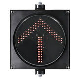 LED Trafiksignal Enkel Diameter 300 mm Röd Pil